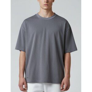 Starter Mens Gray Dri-Star Performance T-Shirt Size Large